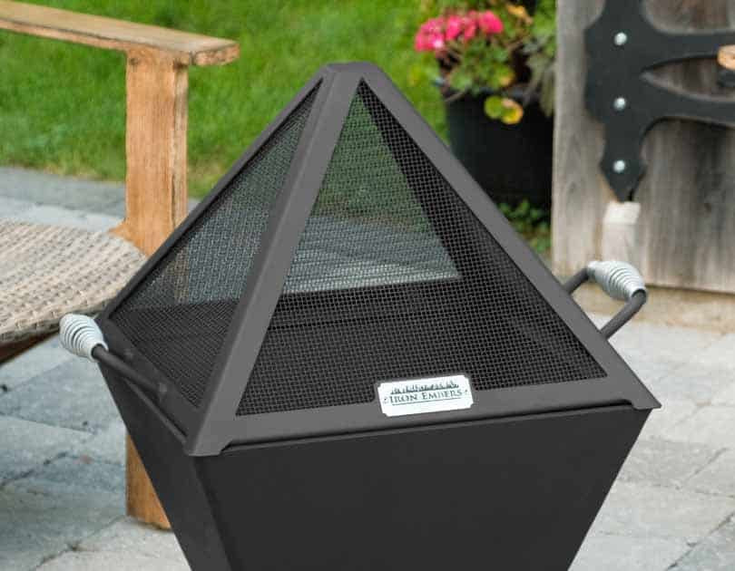 Iron Embers Spark Screen - Cube Fire Pit