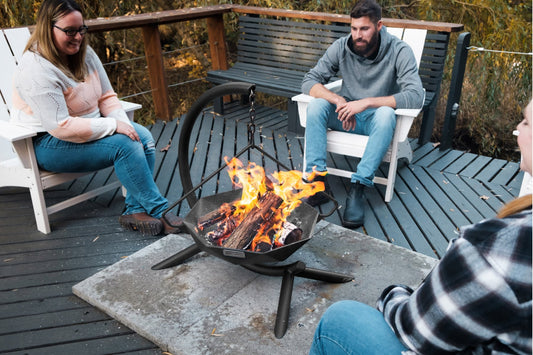 Iron Embers Pendant Hanging Fire Pit