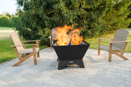 Iron Embers Modern Cube Fire Pit