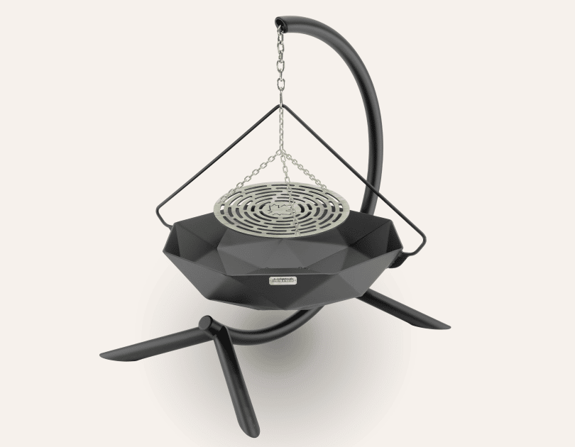 Hanging BBQ Grill - Iron Embers Fire Pit