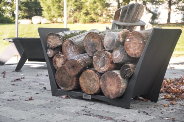 Iron Embers Tamarack Log Holder - Iron Embers Fire Pit