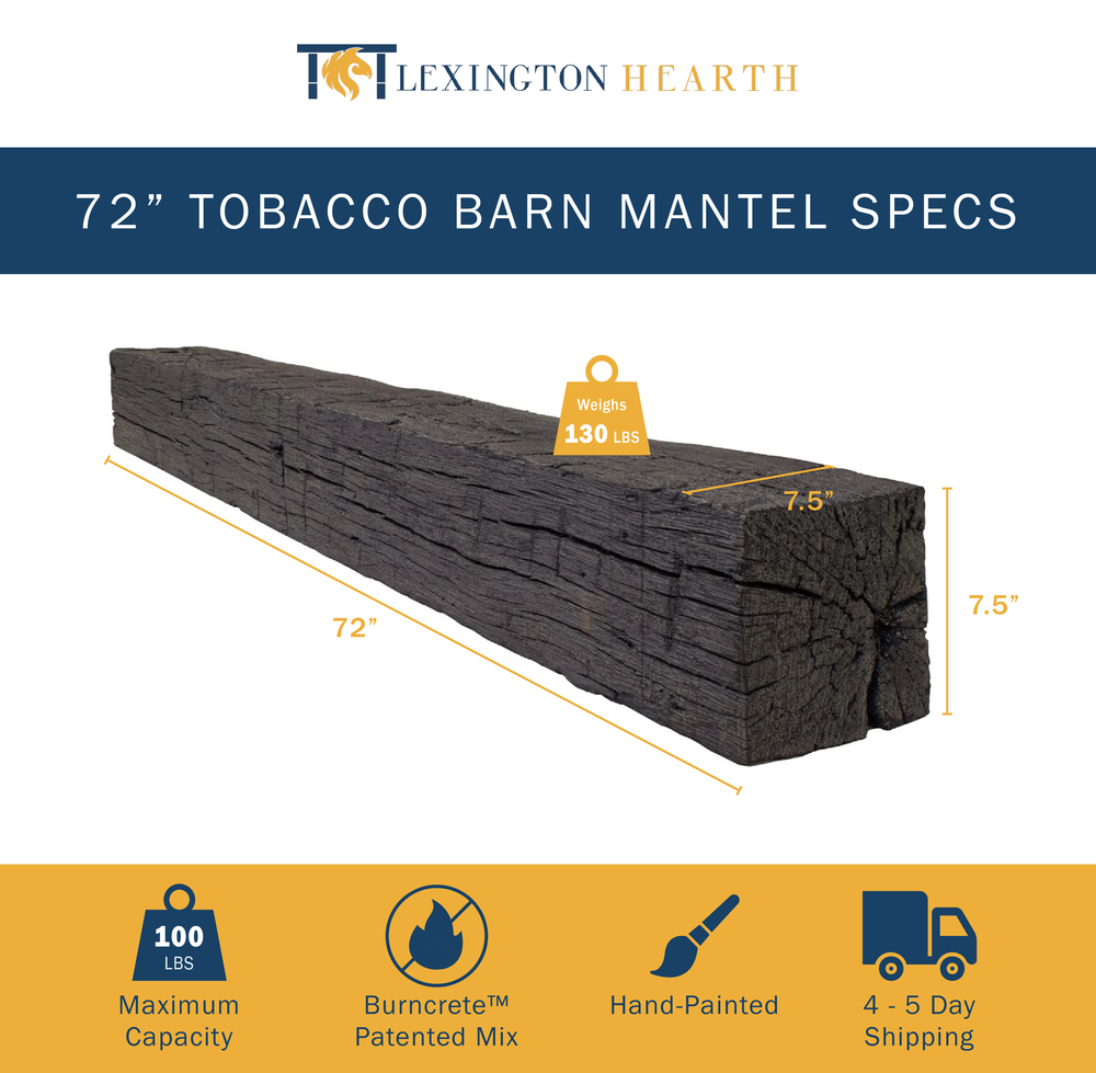 Lexington Hearth Tobacco Barn Mantel
