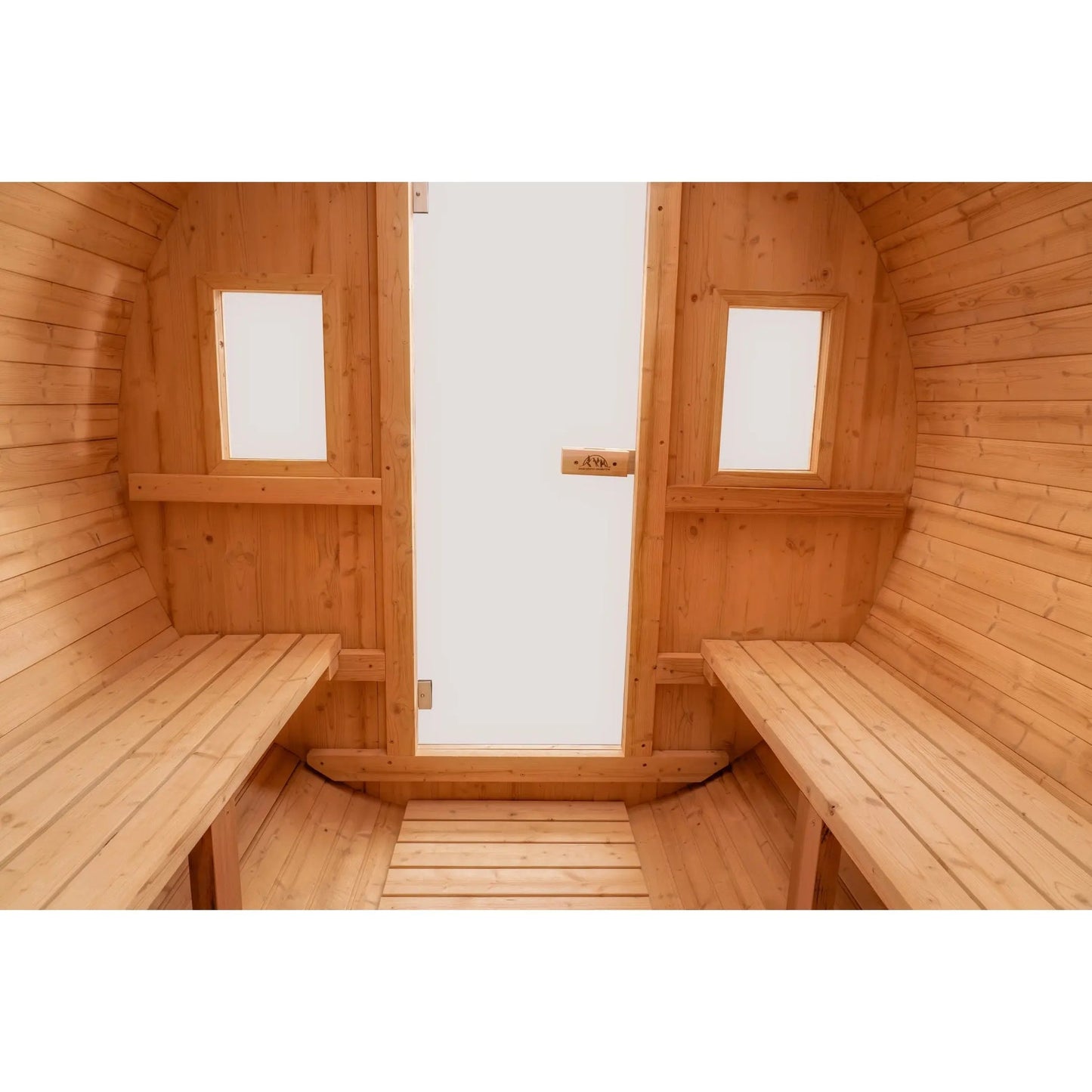 8 FT - Classic Thermowood Barrel Sauna 6-8 Person
