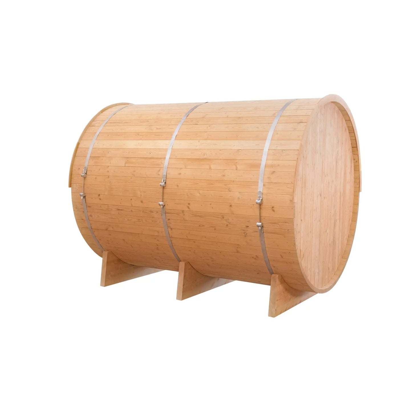 8 FT - Classic Thermowood Barrel Sauna 6-8 Person