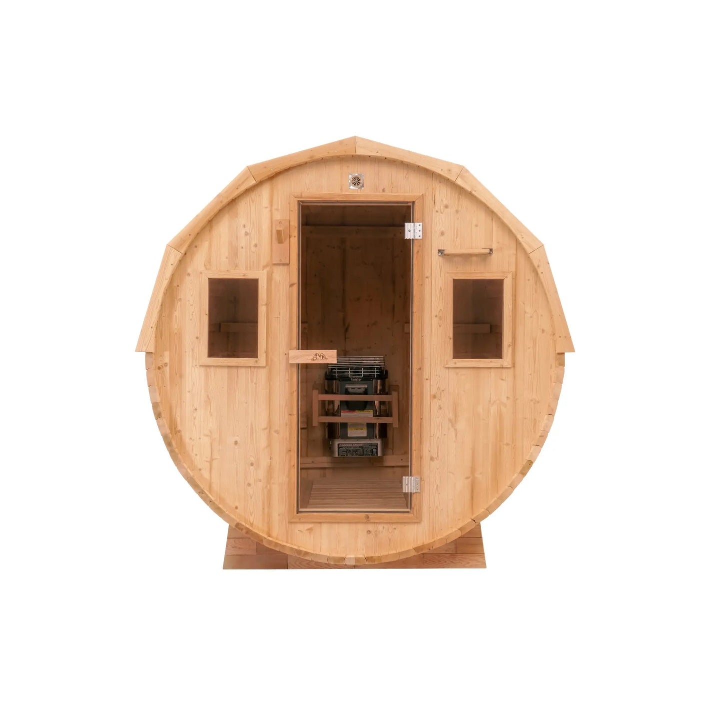 8 FT - Classic Thermowood Barrel Sauna 6-8 Person
