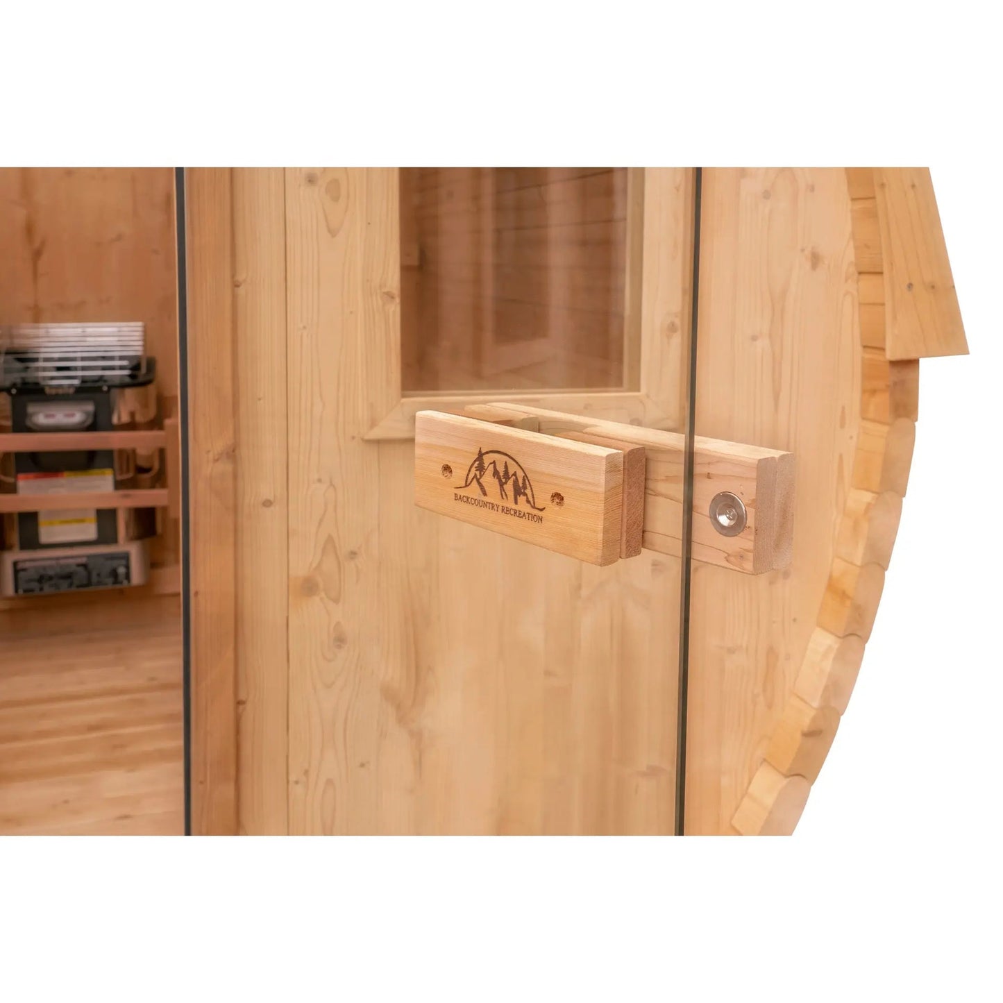 8 FT - Classic Thermowood Barrel Sauna 6-8 Person