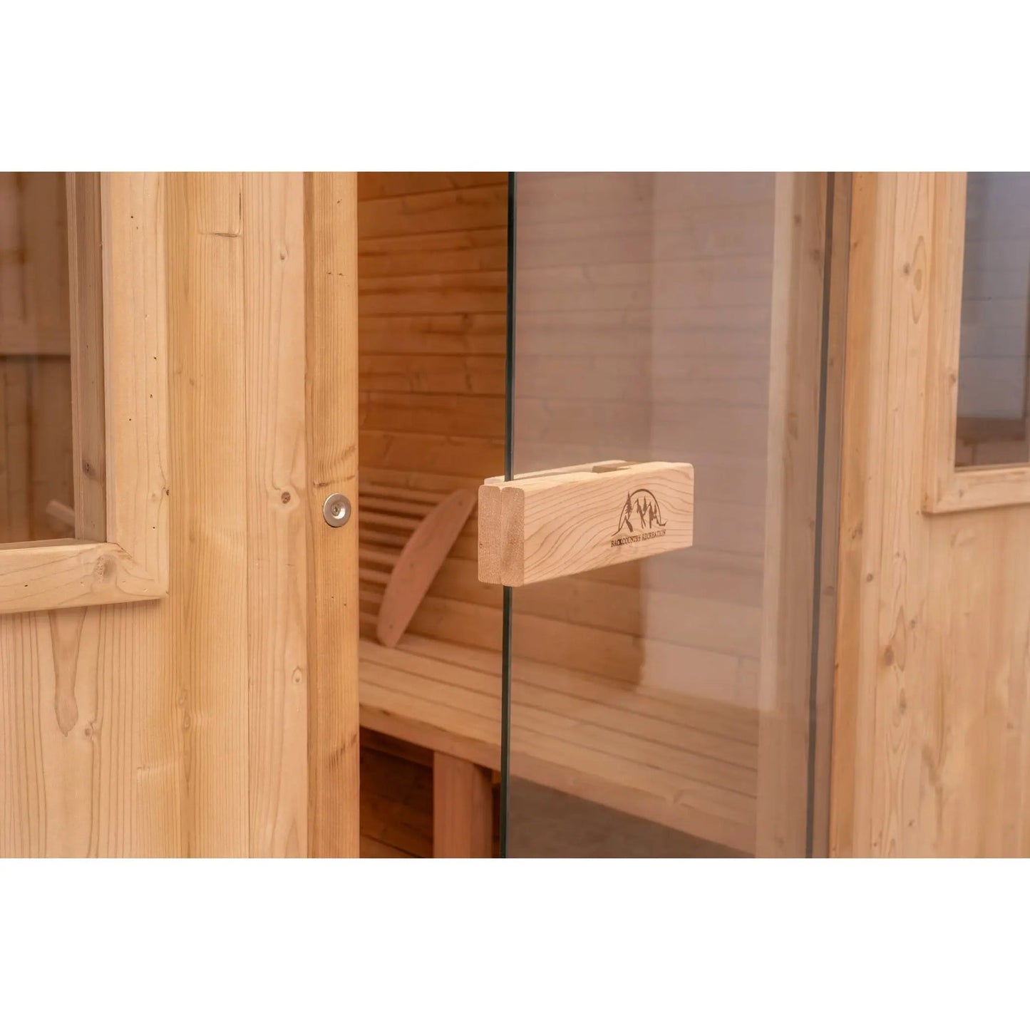 8 FT - Classic Thermowood Barrel Sauna 6-8 Person