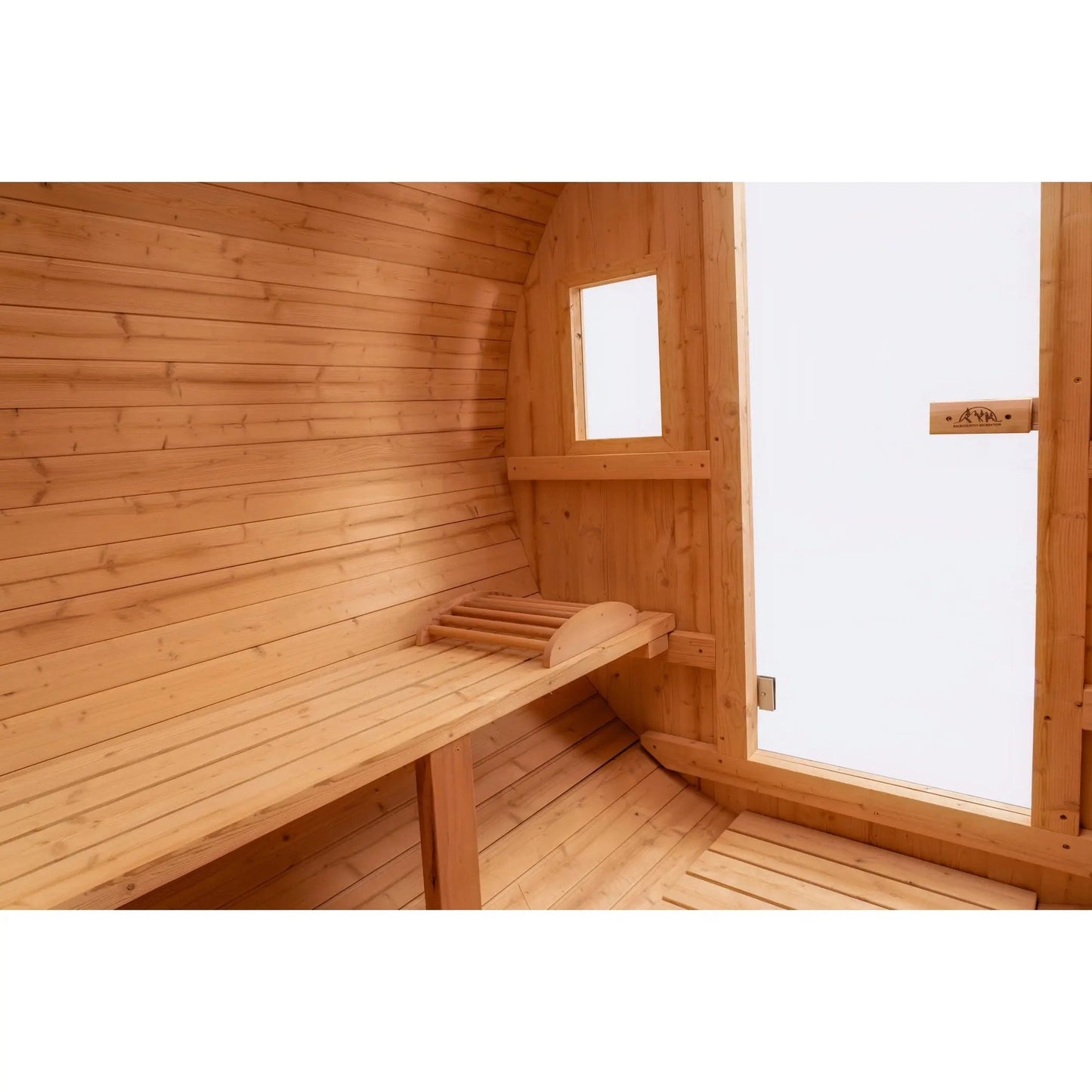 8 FT - Classic Thermowood Barrel Sauna 6-8 Person