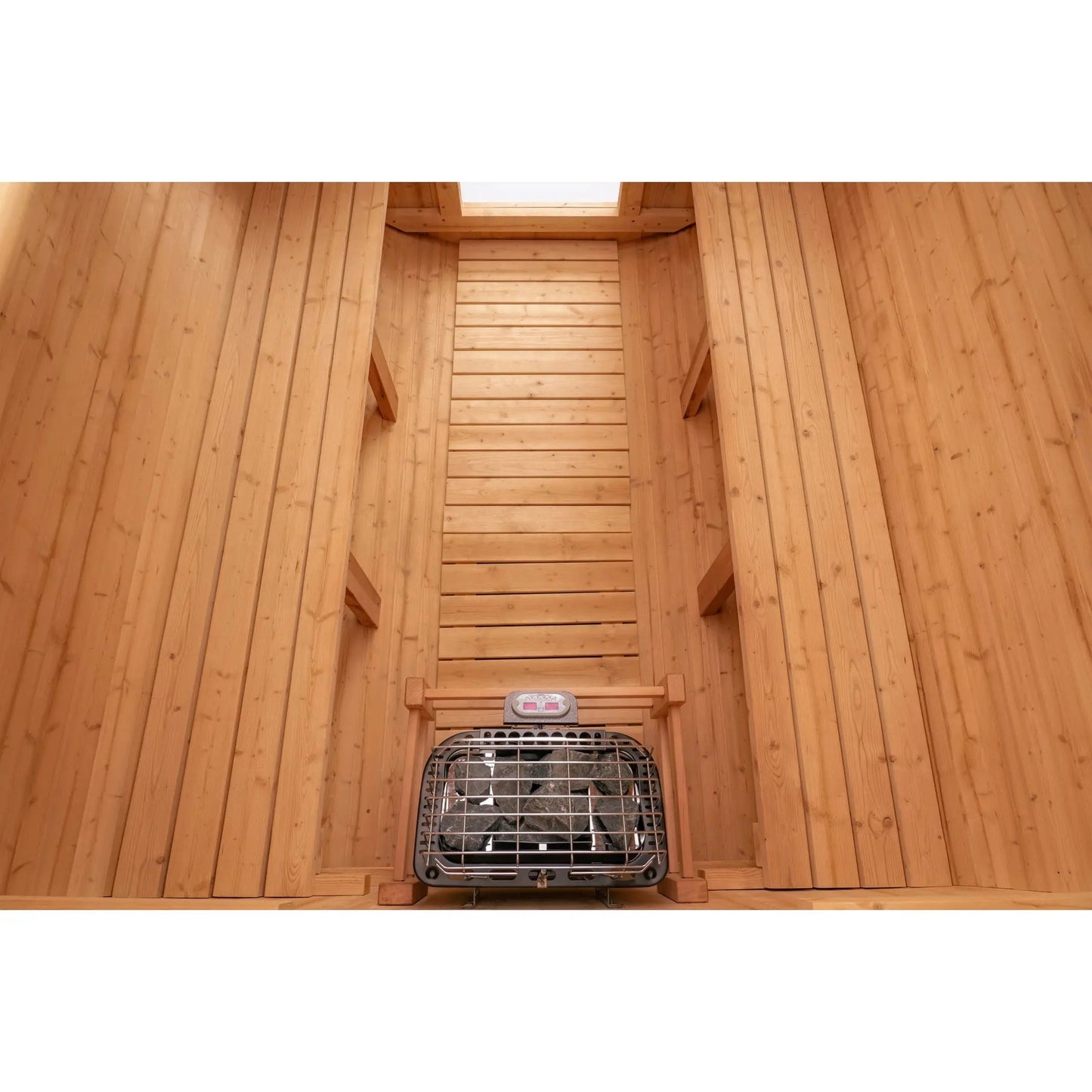 8 FT - Classic Thermowood Barrel Sauna 6-8 Person