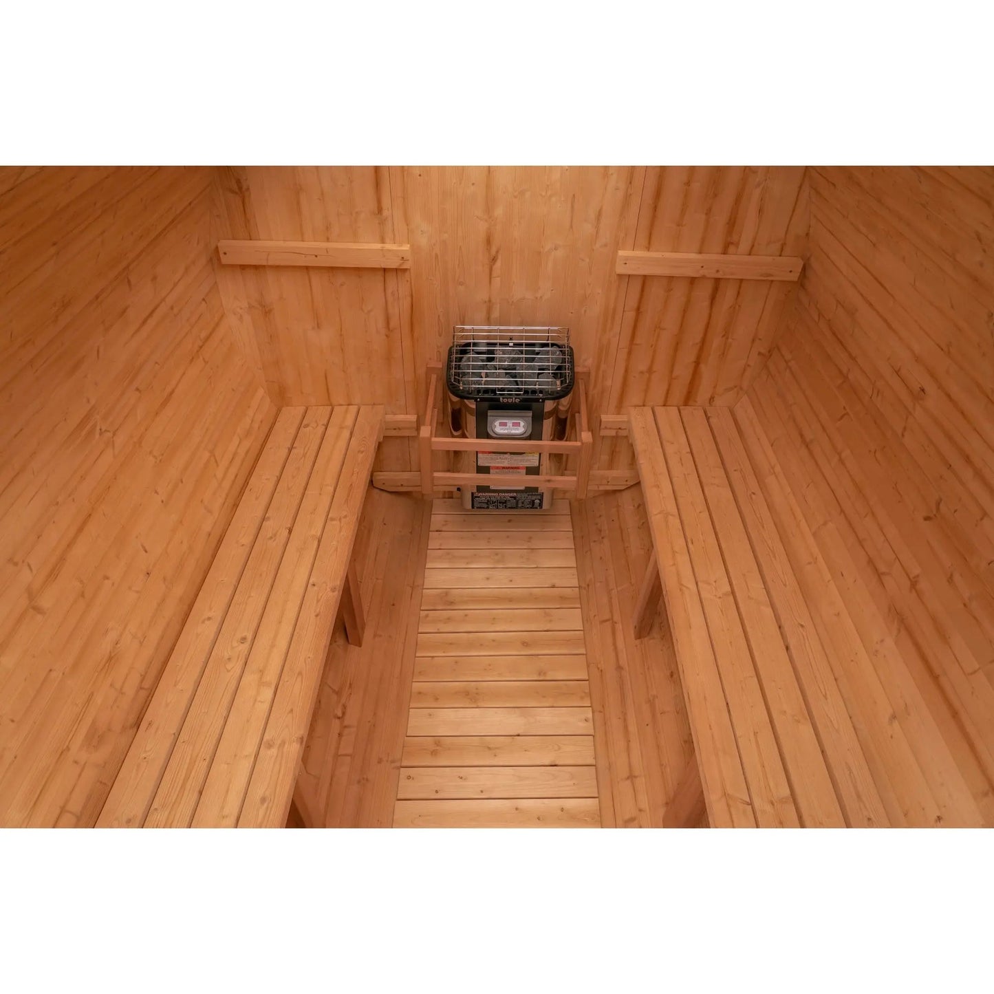 8 FT - Classic Thermowood Barrel Sauna 6-8 Person