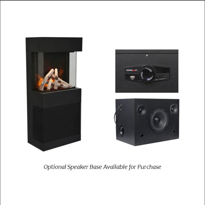 Amantii Freestanding series The Cube 2025 with 10 pc. Birch logset