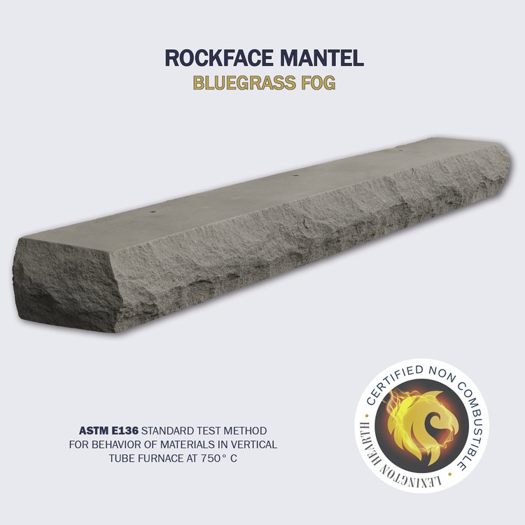 Lexington Hearth Rockface Mantel