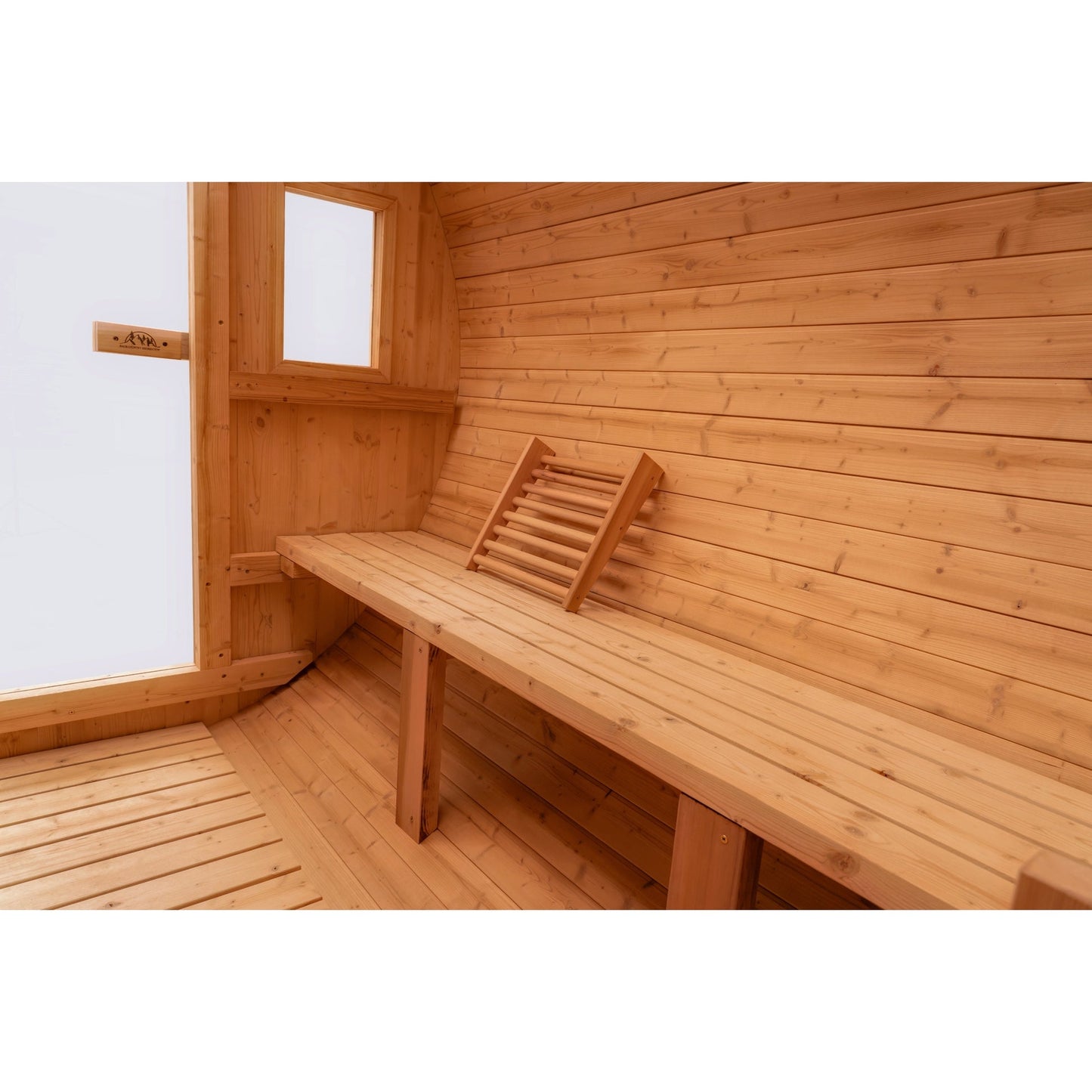 8 FT - Classic Thermowood Barrel Sauna 6-8 Person