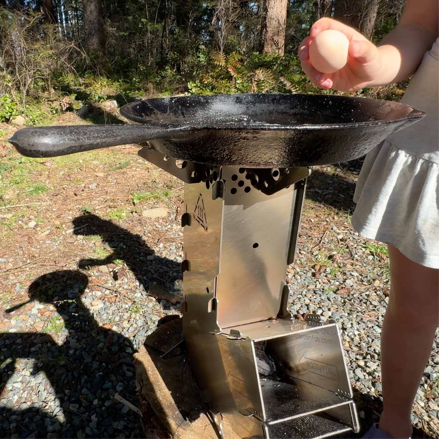 Rocket Stove- 304 Stainless Steel Outdoor Stove
