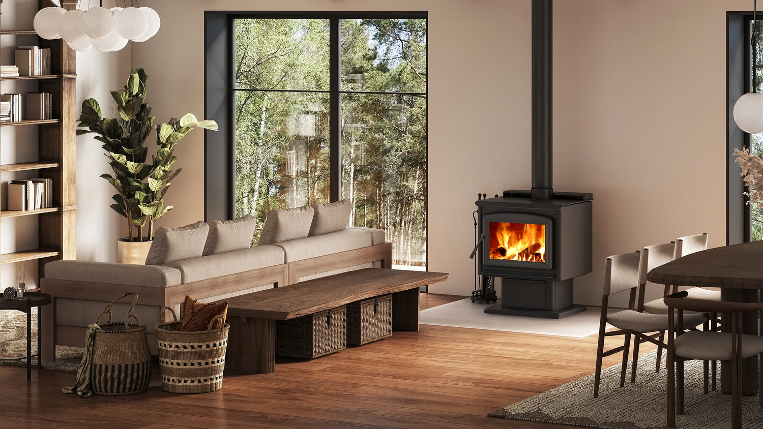 Blaze King wood stove Sirocco 30 freestanding for mid-to-large homes