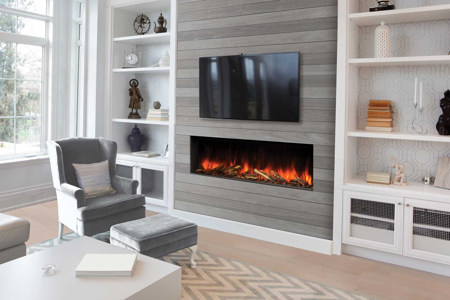 UE56 SLIM Uptown Electric Fireplace