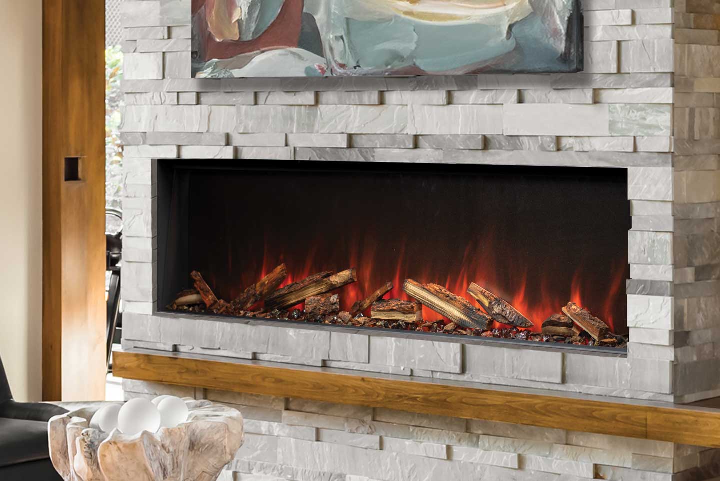 UE56 SLIM Uptown Electric Fireplace