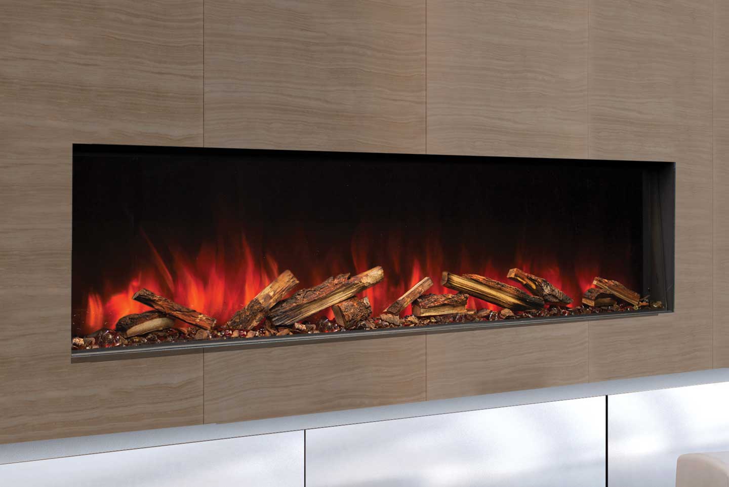UE68 SLIM Uptown Electric Fireplace