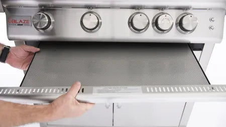 Blaze 4 burner Professional drip pan Flame Guard