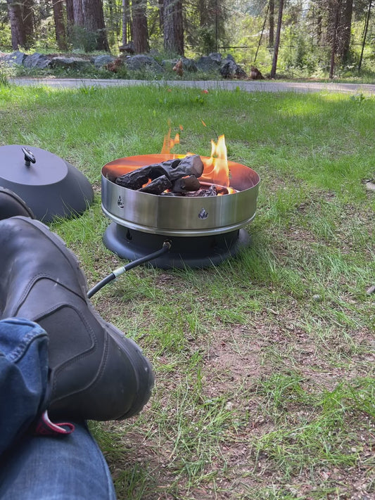 Portable patio fire pit