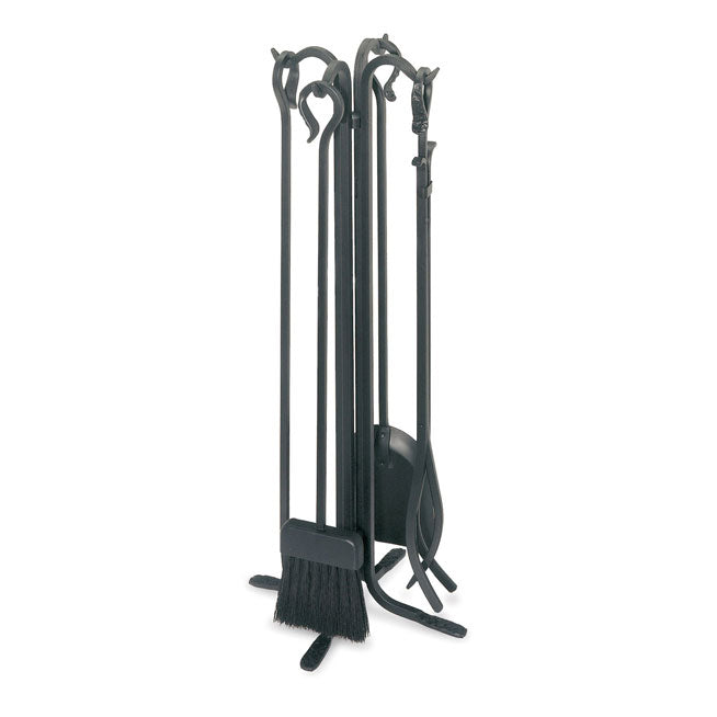 Pilgrim Forged Black hearth toolset 28" high