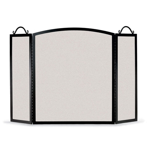 Pilgrim 3 Panel folding screen vintage iron 30"high