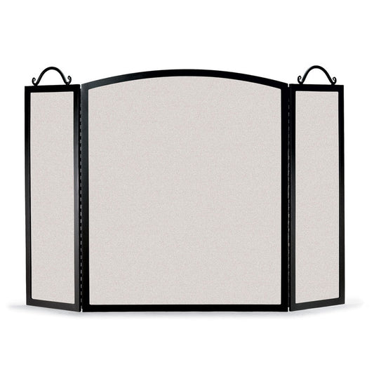 Pilgrim 3 Panel folding screen vintage iron 30"high