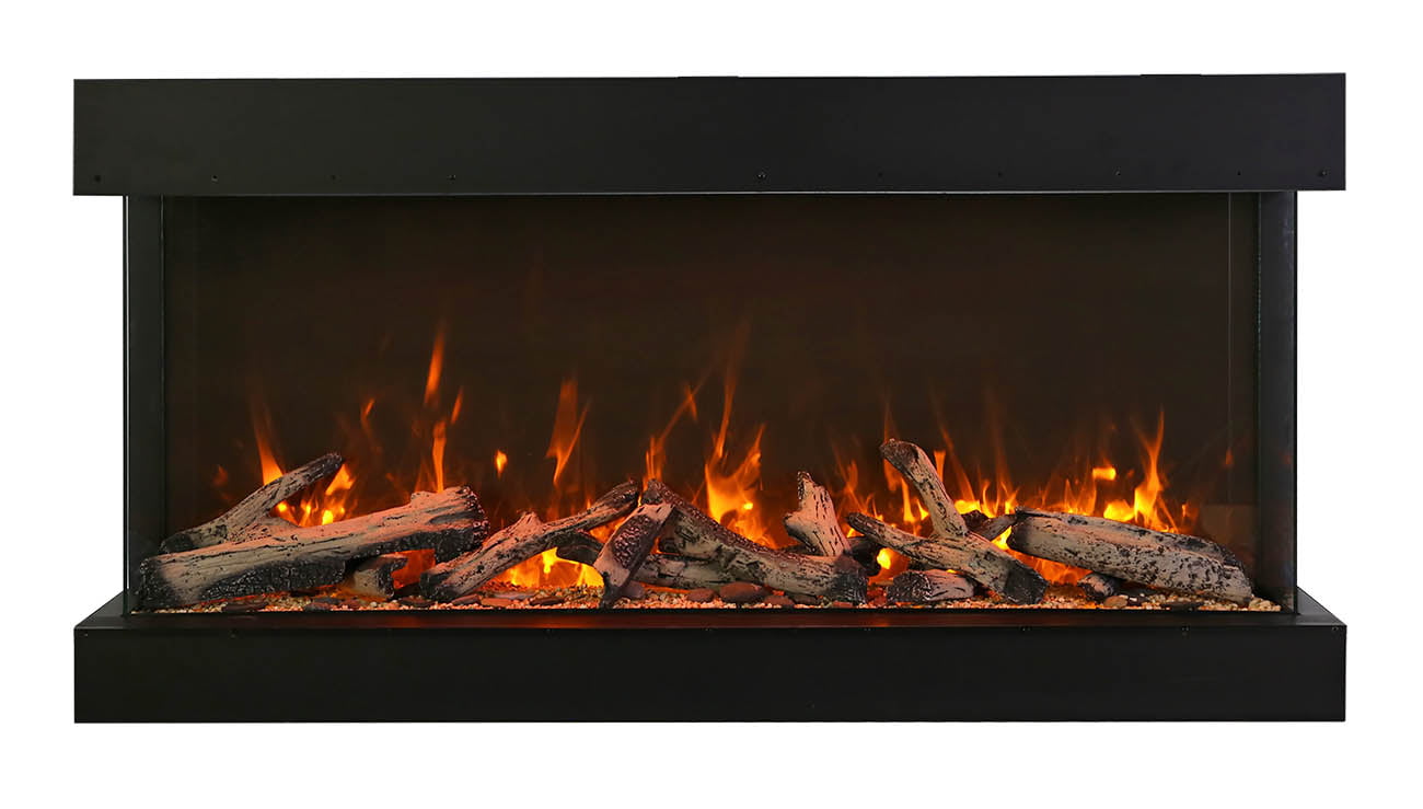 Amantii Tru-View Series Extra Tall Smart WiFi Linear Electric Fireplace