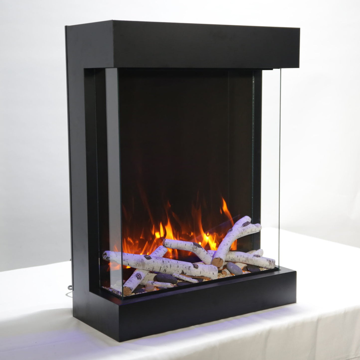 Amantii Freestanding series The Cube 2025 with 10 pc. Birch logset