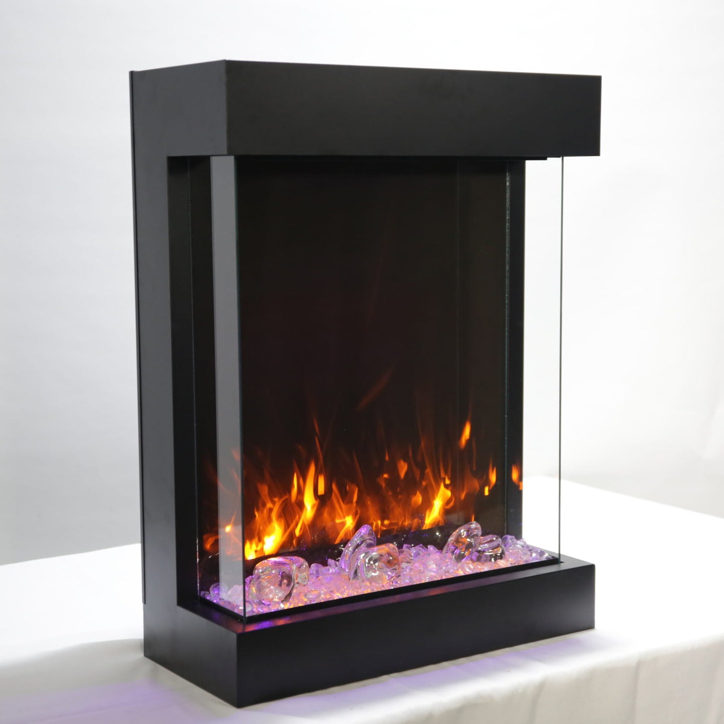 Amantii Freestanding series The Cube 2025 with 10 pc. Birch logset