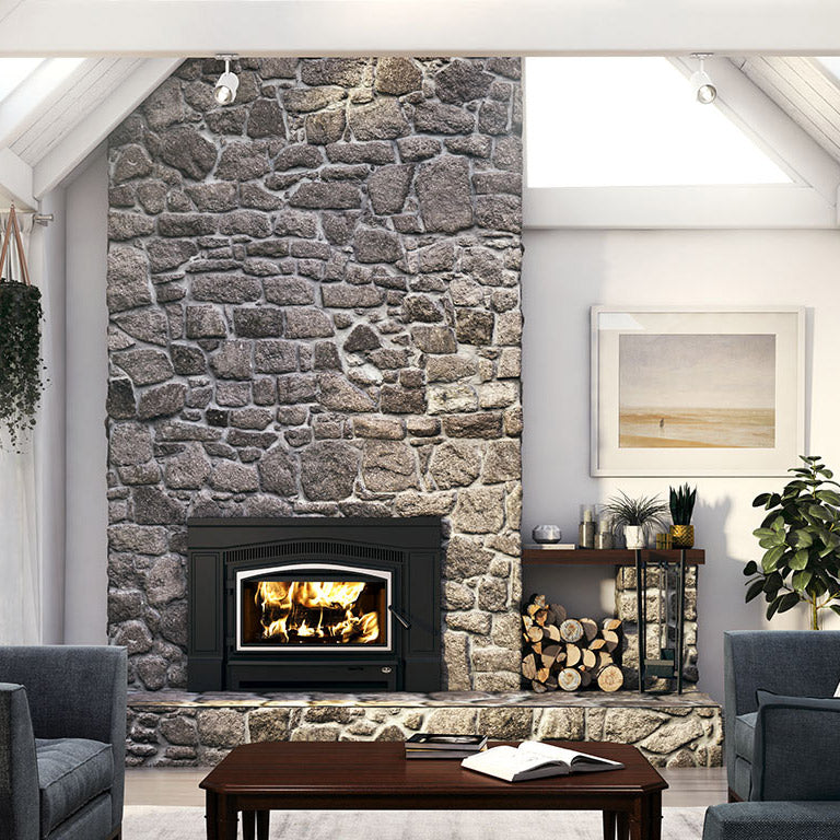 Osburn Matrix 2700 Wood Insert Fireplace with Cast Surround