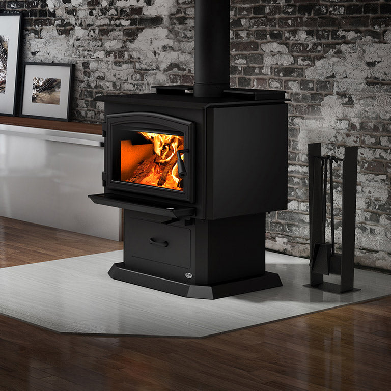 Osburn Freestanding 2000 Wood Stove Fireplace with Blower