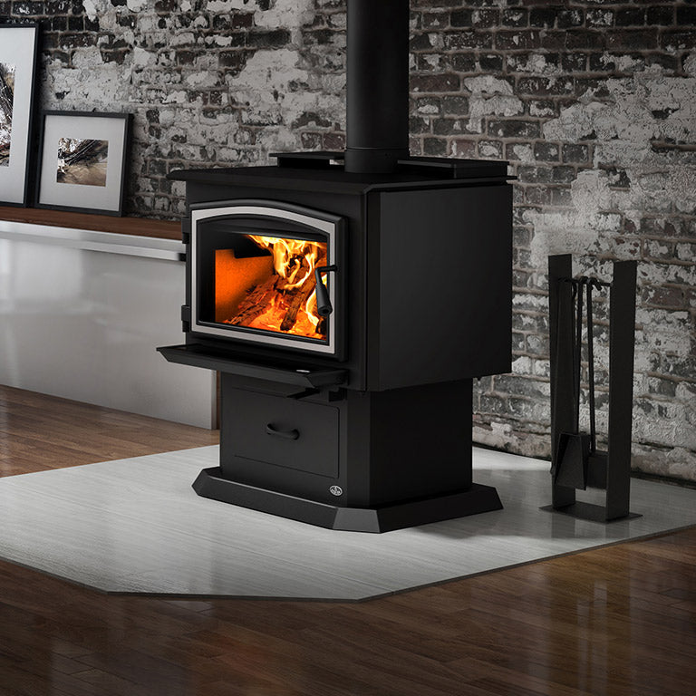 Osburn Freestanding 2000 Wood Stove Fireplace with Blower