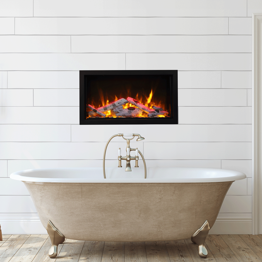 Amantii Panorama Deep Extra Tall Smart Linear Electric Fireplace 120V/240v