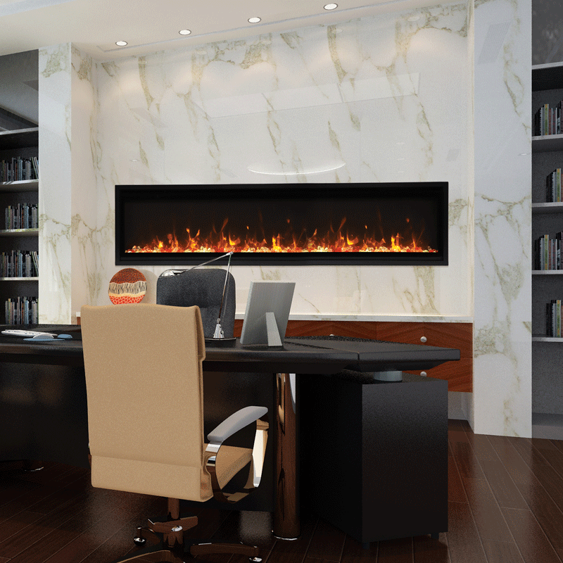 Amantii Panorama Slim Smart Linear Electric Fireplace 120v