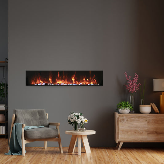 Amantii Panorama Xtra Slim Smart Linear Electric Fireplace