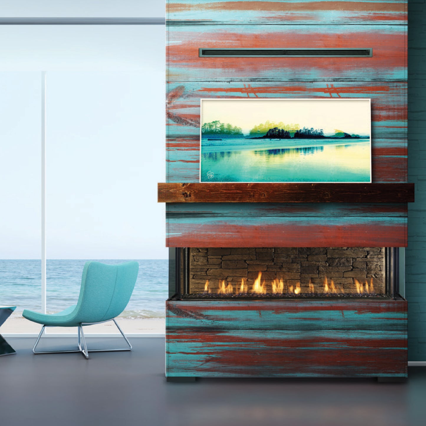 Marquis Enclave Series Linear Gas or Propane Fireplace