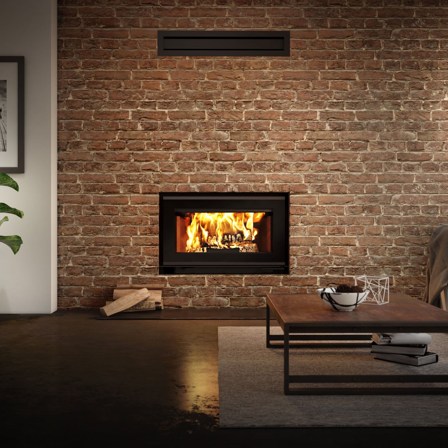 Valcourt Mundo 2 Zero Clearance Wood Fireplace