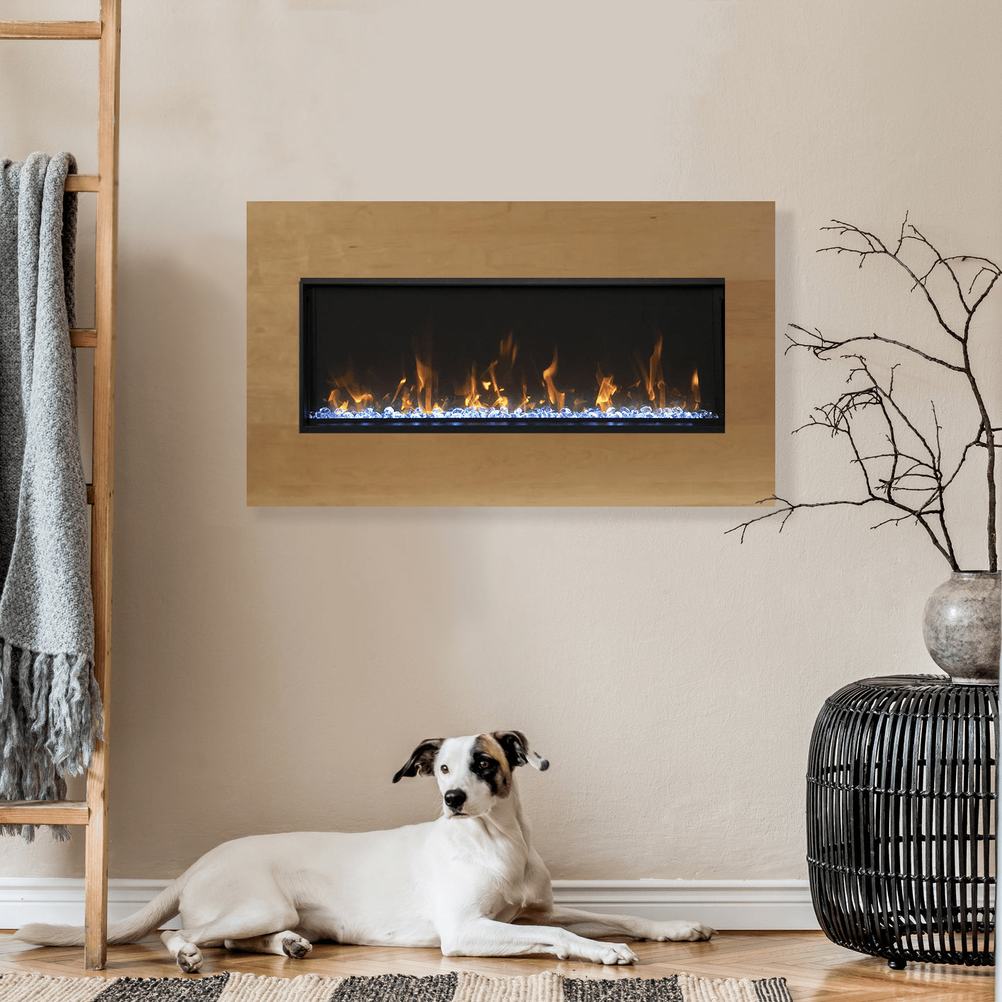 Amantii Panorama Xtra Slim Smart 40" Linear Electric Fireplace 120v