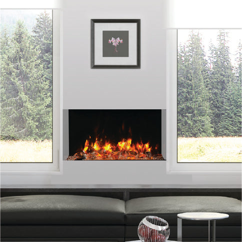 Amantii Tru-View Slim Smart WiFi Linear Electric Fireplace Series