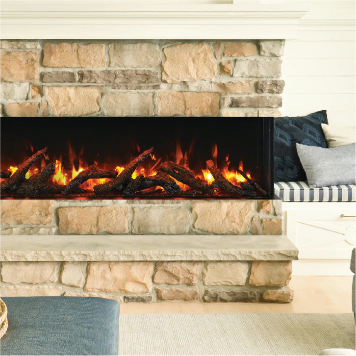 Amantii Tru-View Slim Smart WiFi Linear Electric Fireplace Series