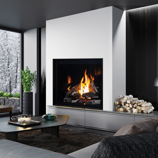 Urbana U44 Gas or Propane Fireplace W/ Traditional Log Set