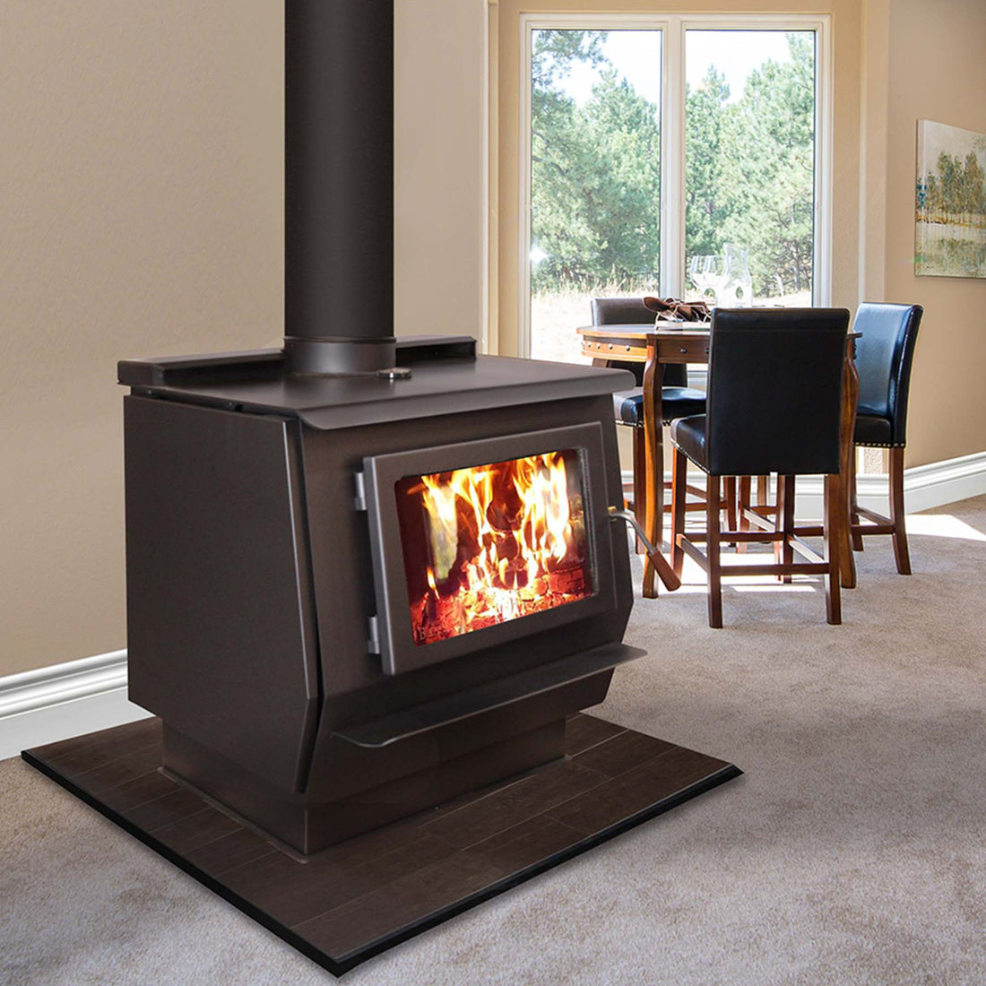 What to expect from the most efficient wood stove: a Blaze King Wood Fireplace
