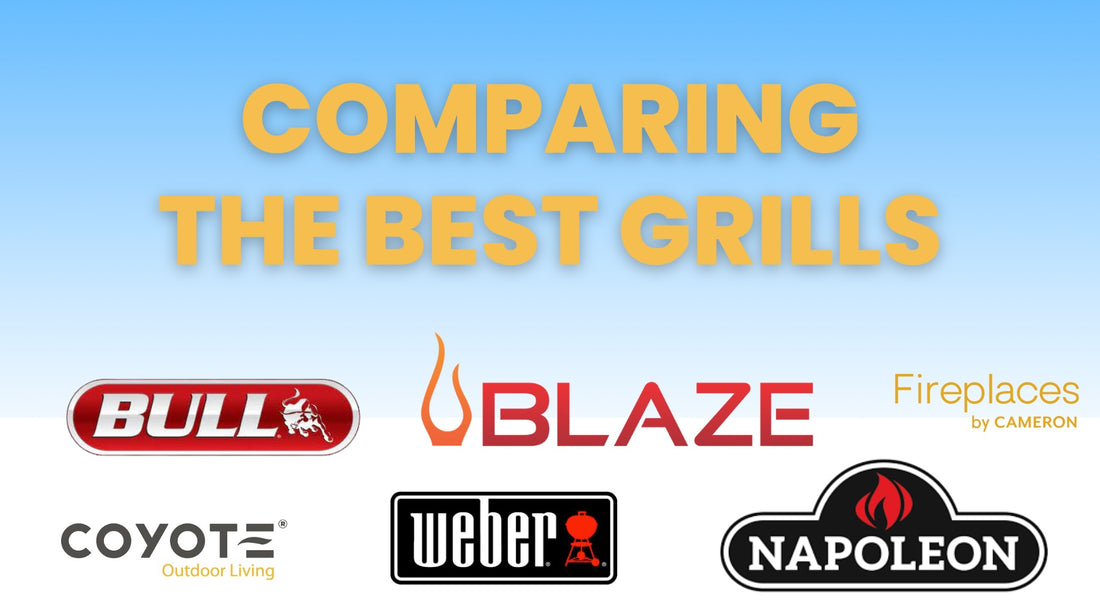 Comparing Blaze Grills, Napoleon Grills, Weber Grills, Coyote Grills, and Bull Grills