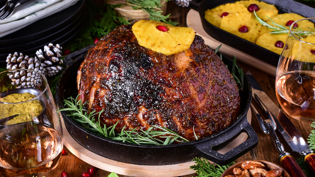 Wood-Fired Baked Ham with Brown Sugar Glaze; An Ooni Recipe
