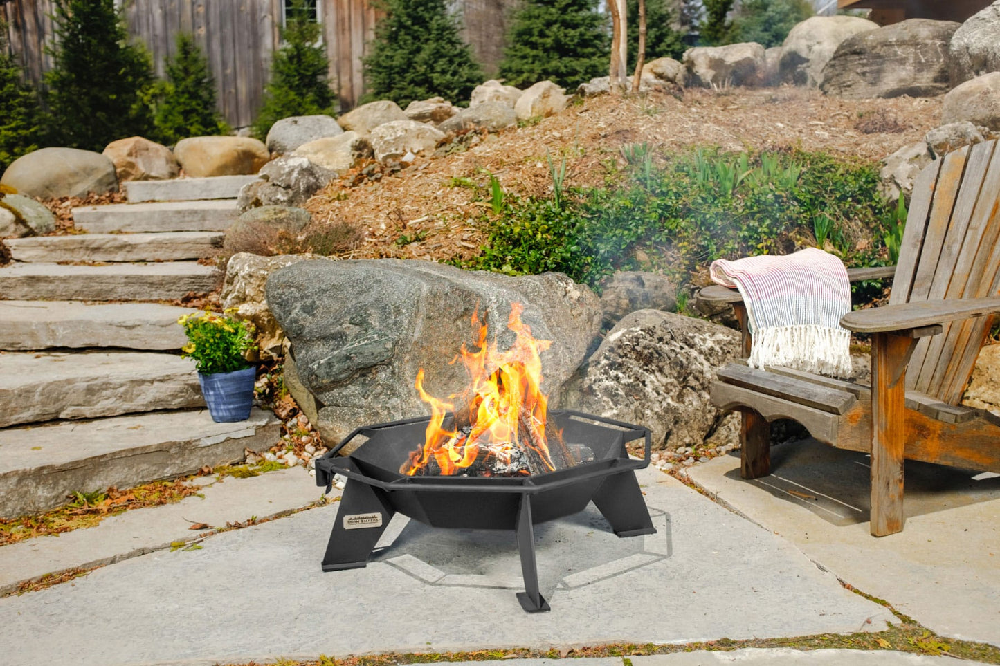 Iron Embers Octagonal Cottager Fire Pit