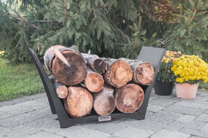 Tamarack Log Holder - Iron Embers Fire Pit