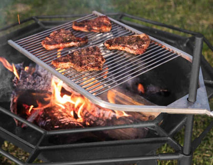 Adjustable BBQ Attachment - Iron Embers Fire Pit