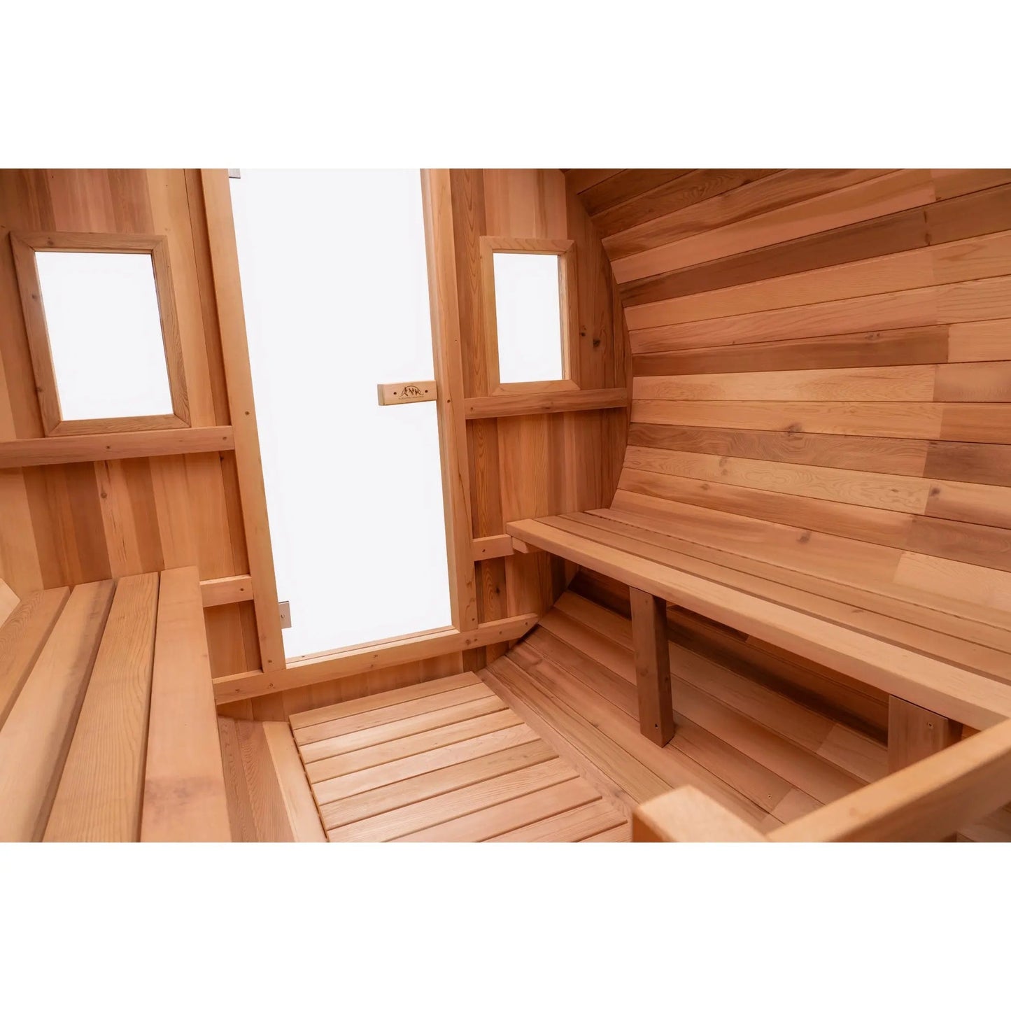 6 FT - Classic Red Cedar Barrel Sauna 4-6 Person