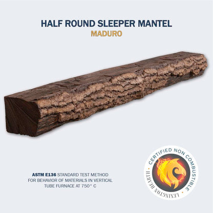 Lexington Hearth Half-Round Sleeper Mantel